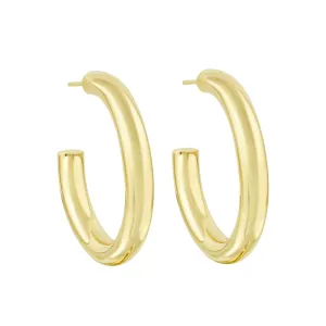 Medium Chunky Hoop Earrings