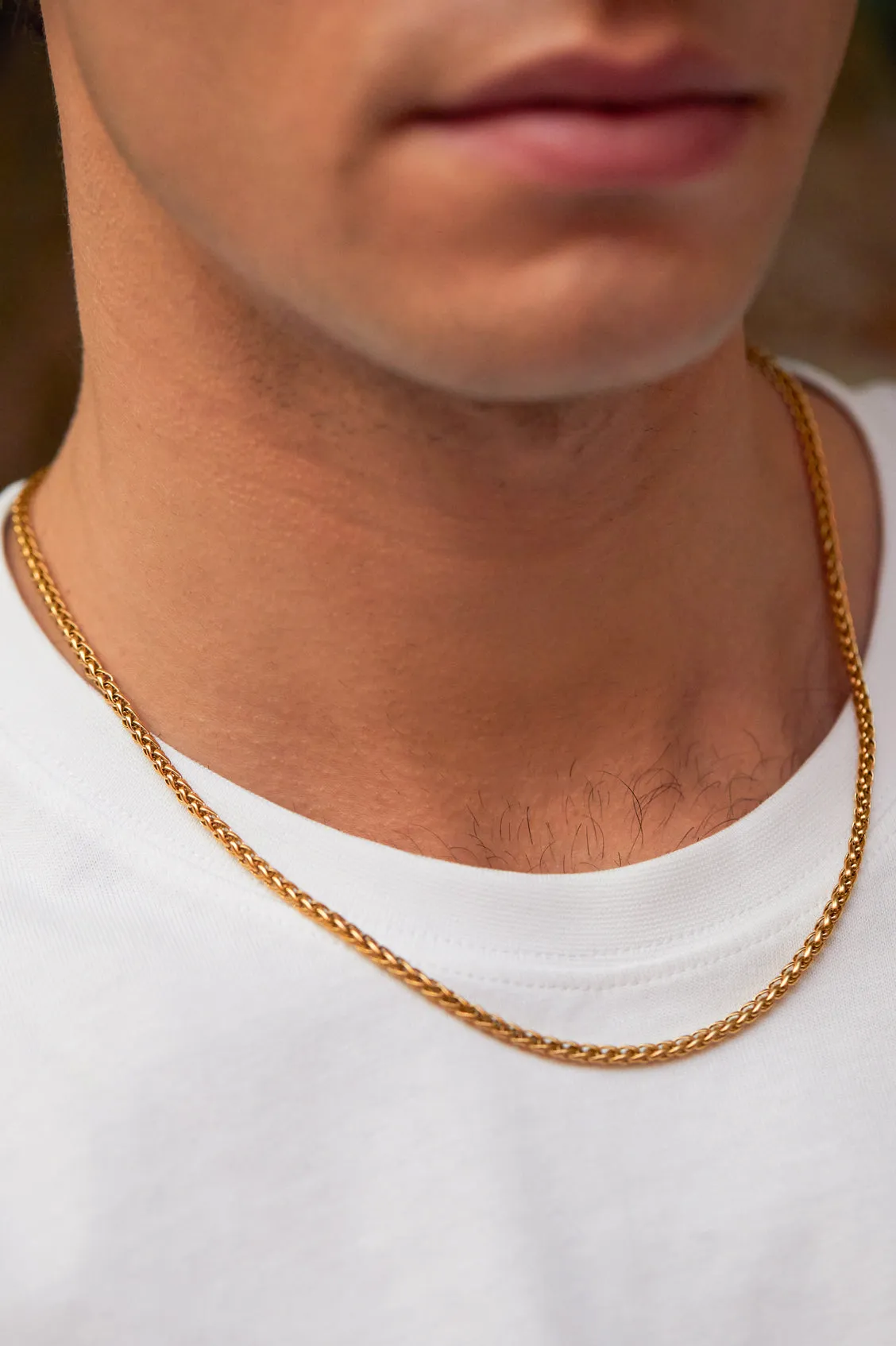 Mens Spiga Chain Necklace