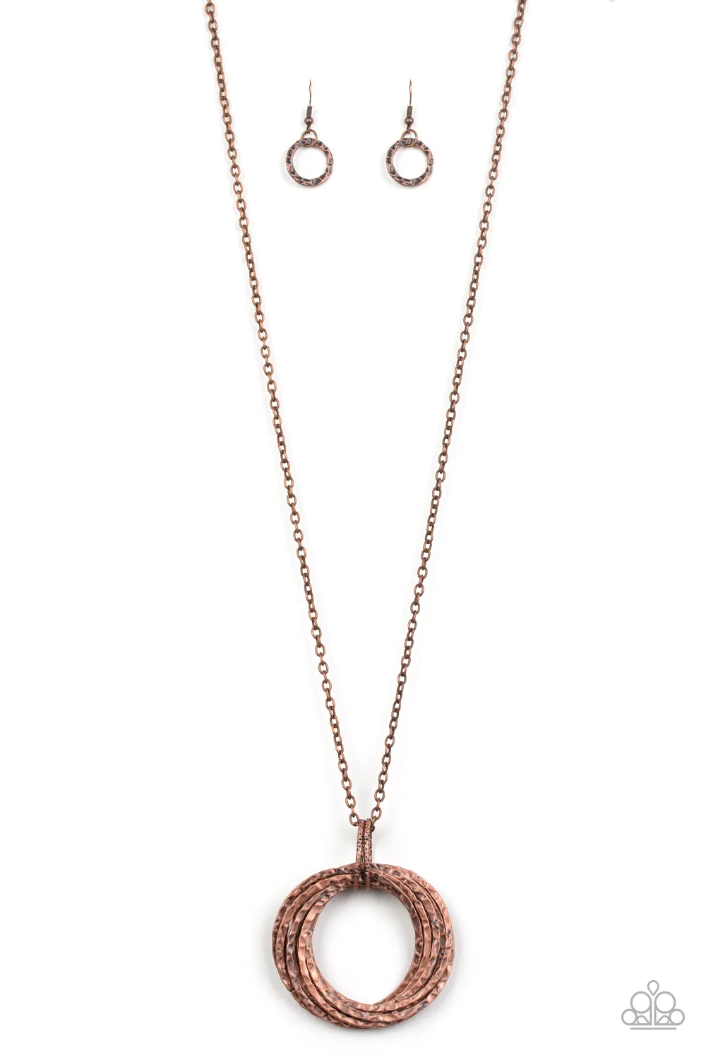 Metal Marathon - Copper Necklace - Paparazzi Accessories