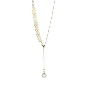 N2341 - Simple Pearl Necklace