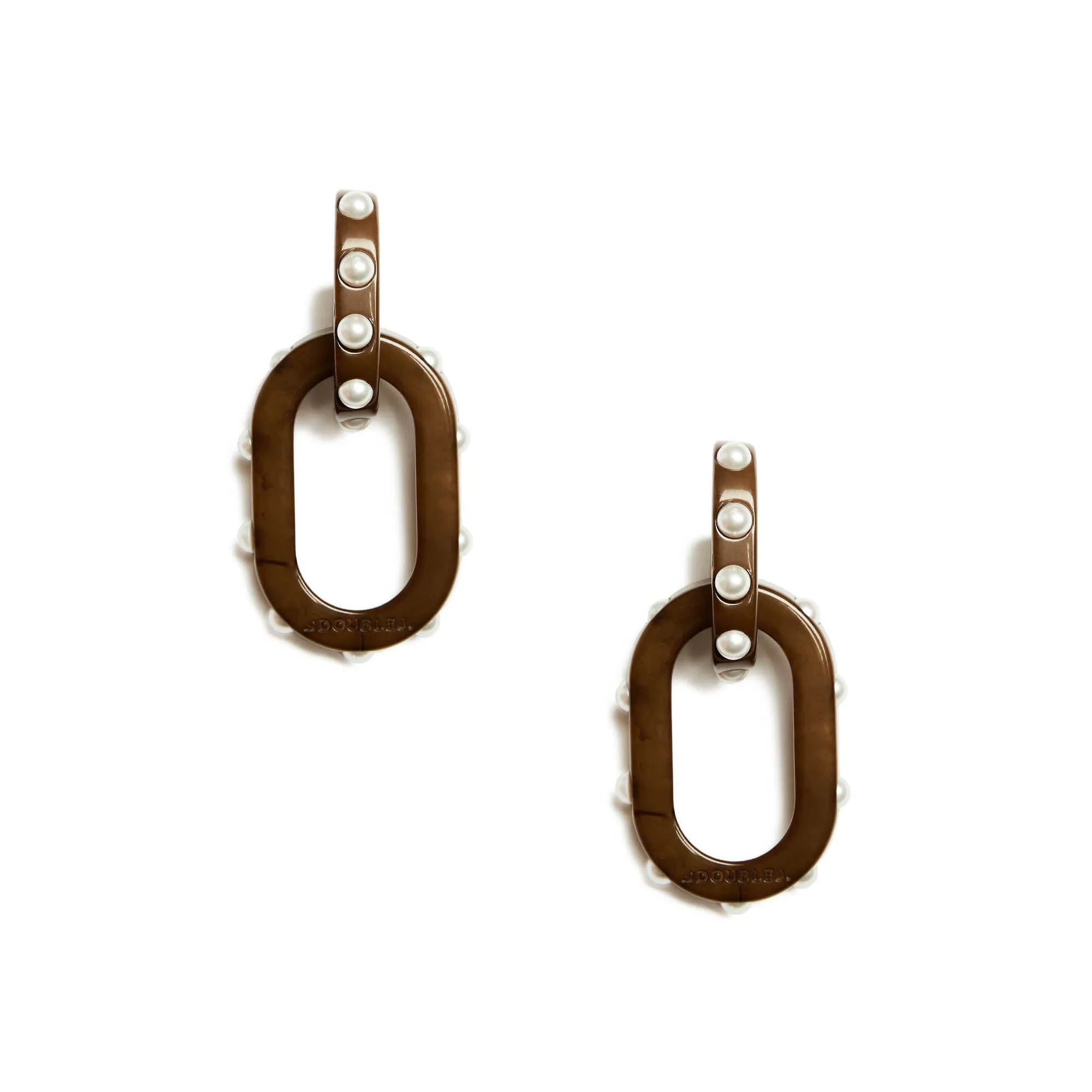 Nefertiti Double Earrings Tortoiseshell