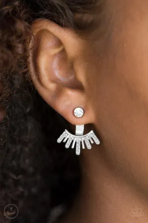 Paparazzi Earrings - Diva Dynamite - White