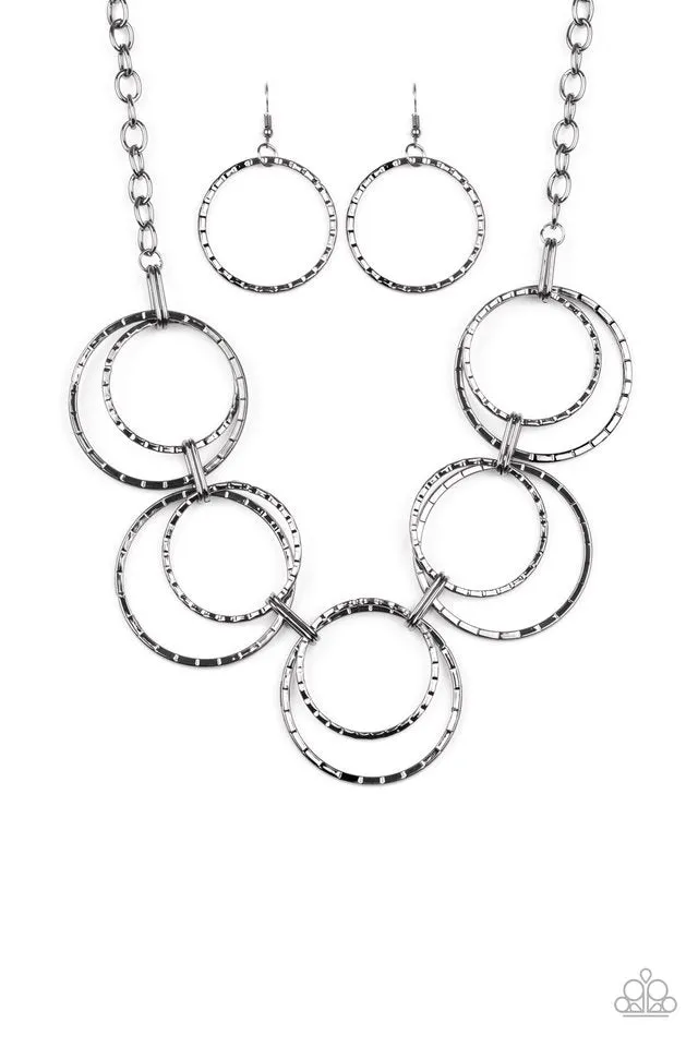 Paparazzi Necklace ~ Radiant Revolution - Black