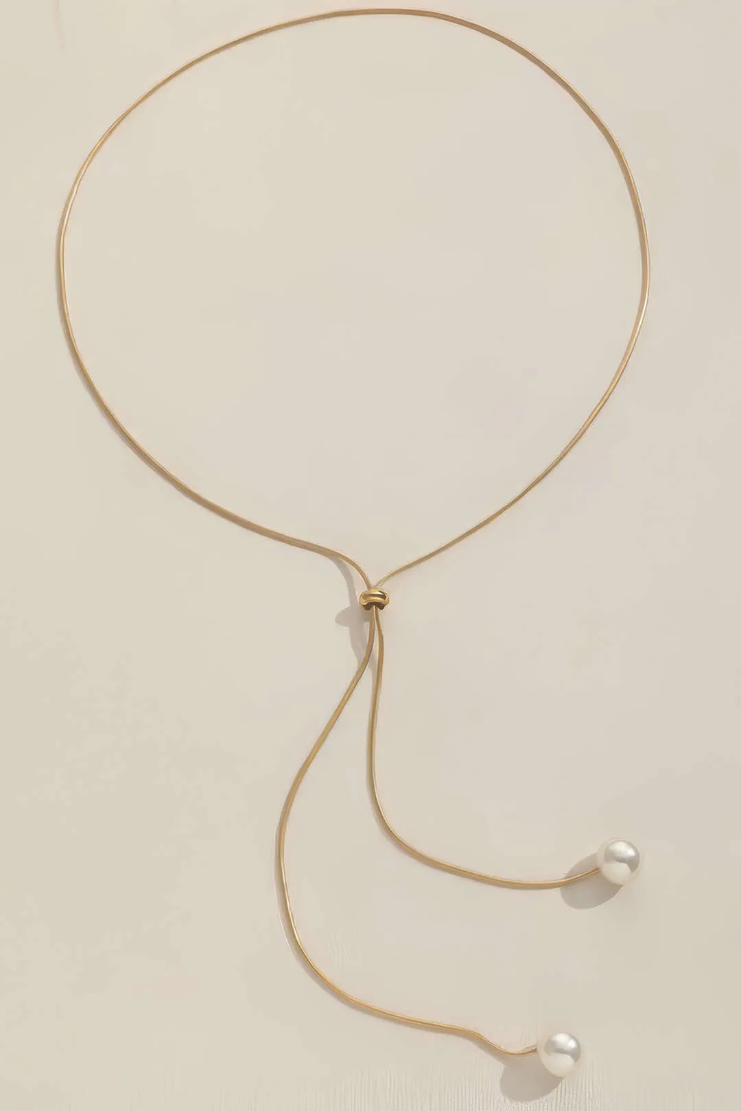 Pearl Adjustable Necklace