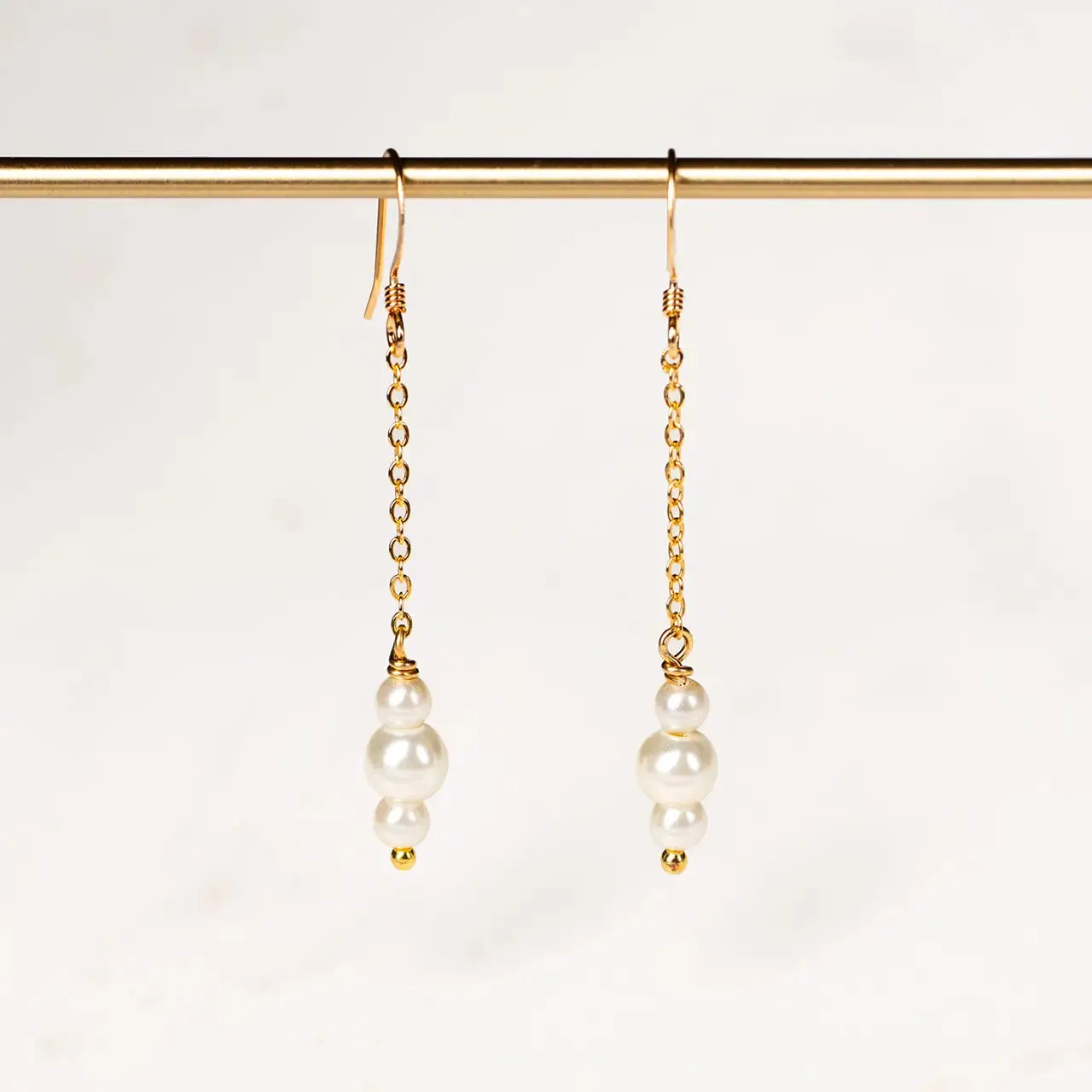 Pearl Chain Earrings