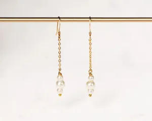 Pearl Chain Earrings