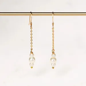 Pearl Chain Earrings