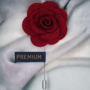 Peluche Brawny Delicacy Maroon Brooch Lapel Pin