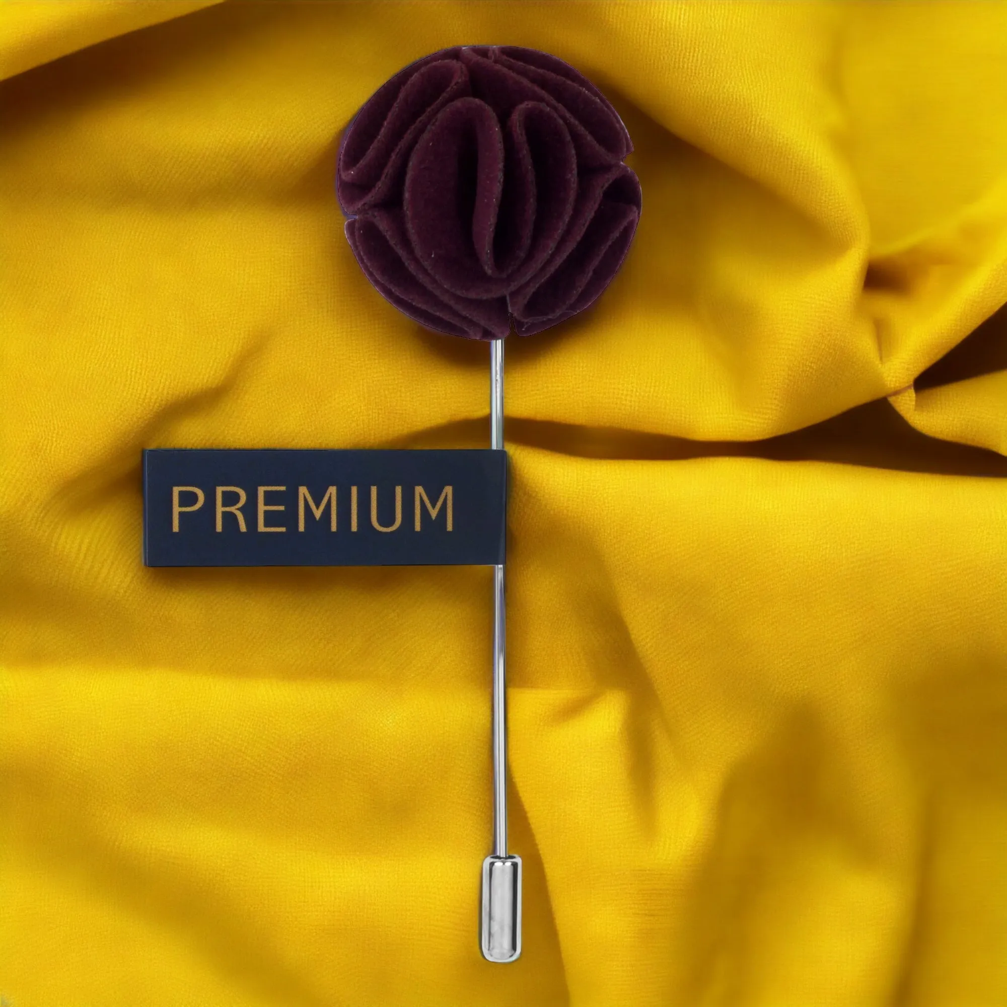 Peluche The Dahlia Flower Purple Brooch Lapel Pin