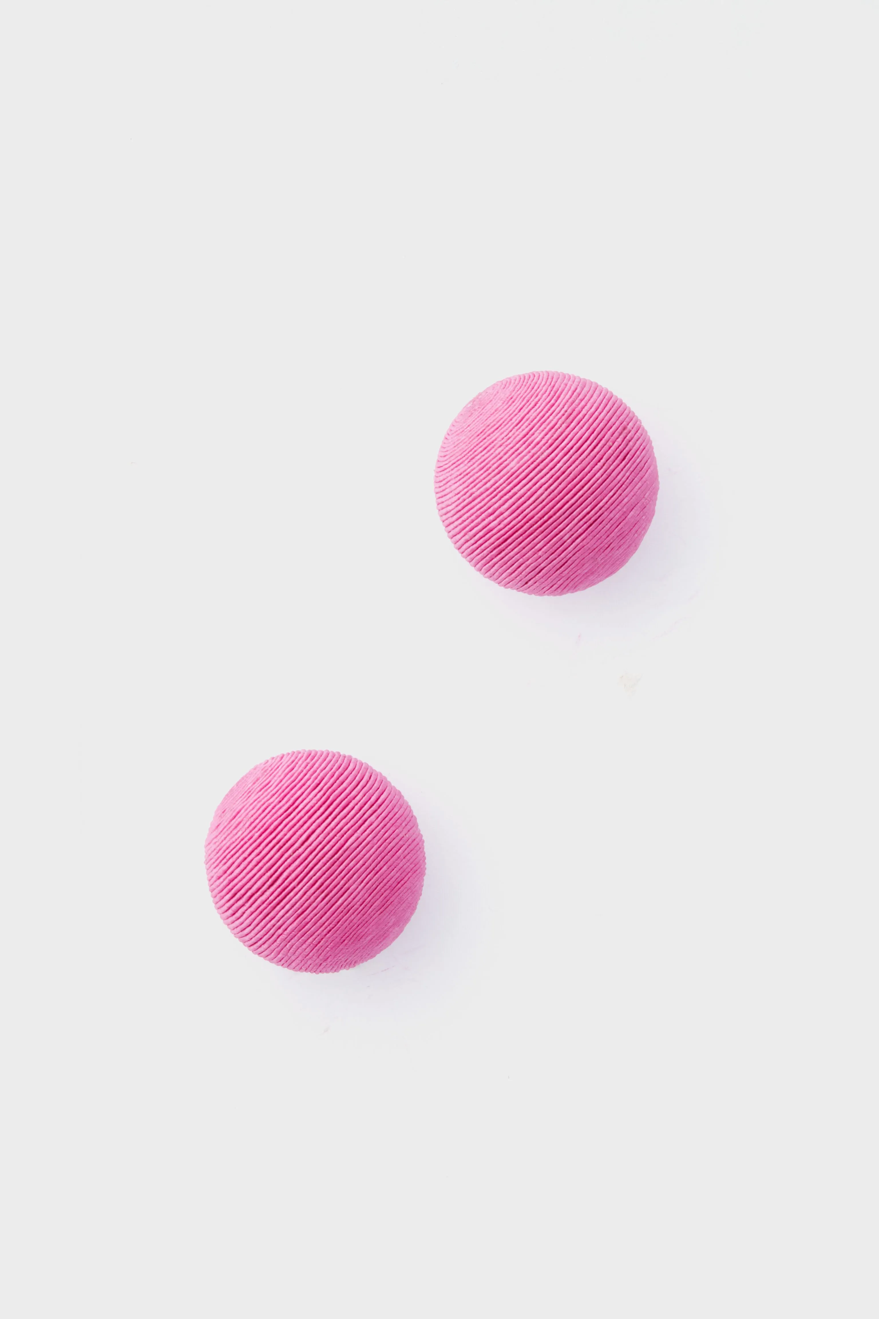 Pink Silk Casey Studs