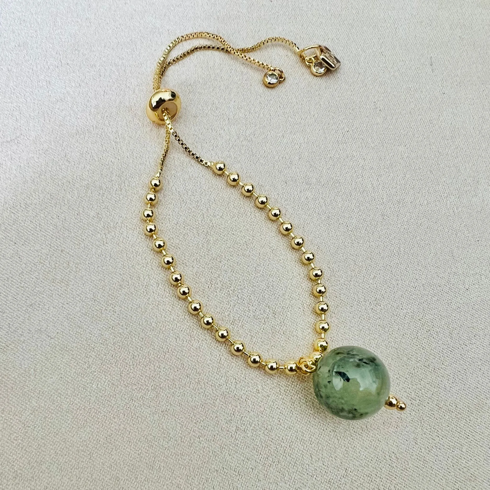 Prehnite La Forma Bracelet