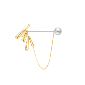 Ribbon Chain Brooch