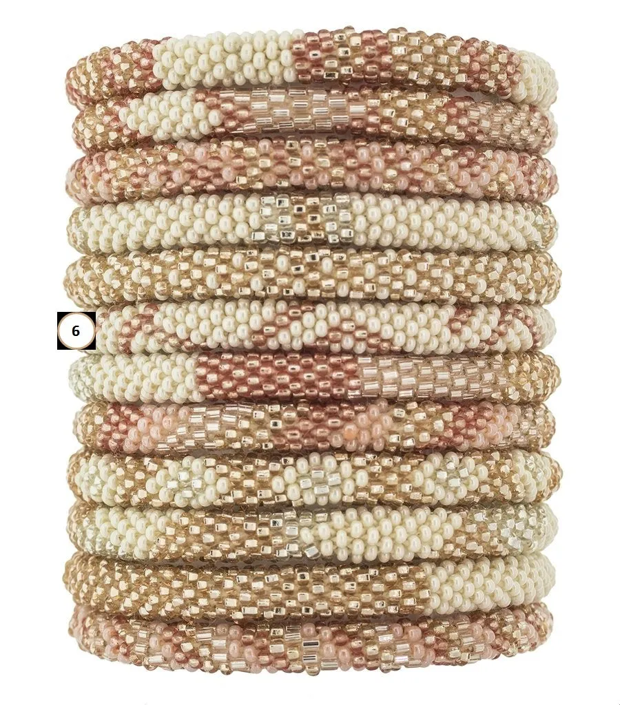 Roll-On Beaded Bracelets - Rosé All Day