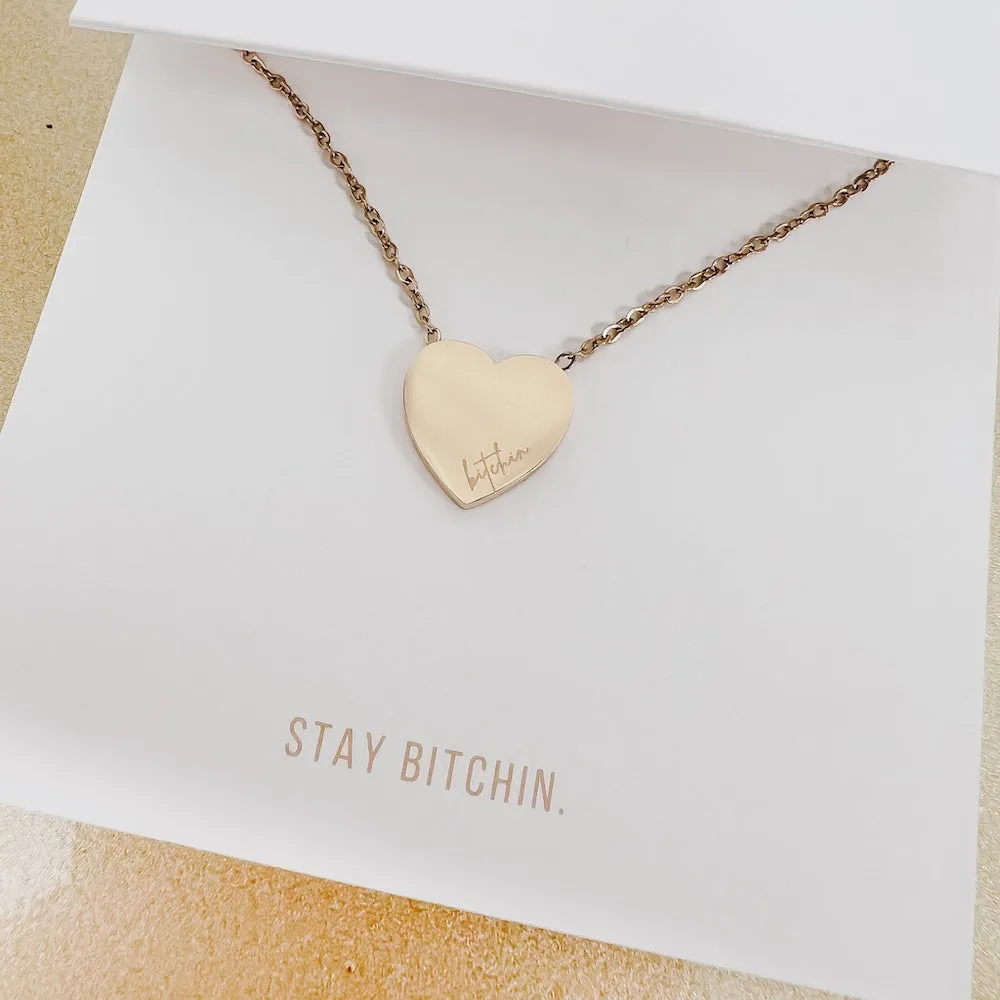 Salty Heart Gift Necklace - WATERPROOF