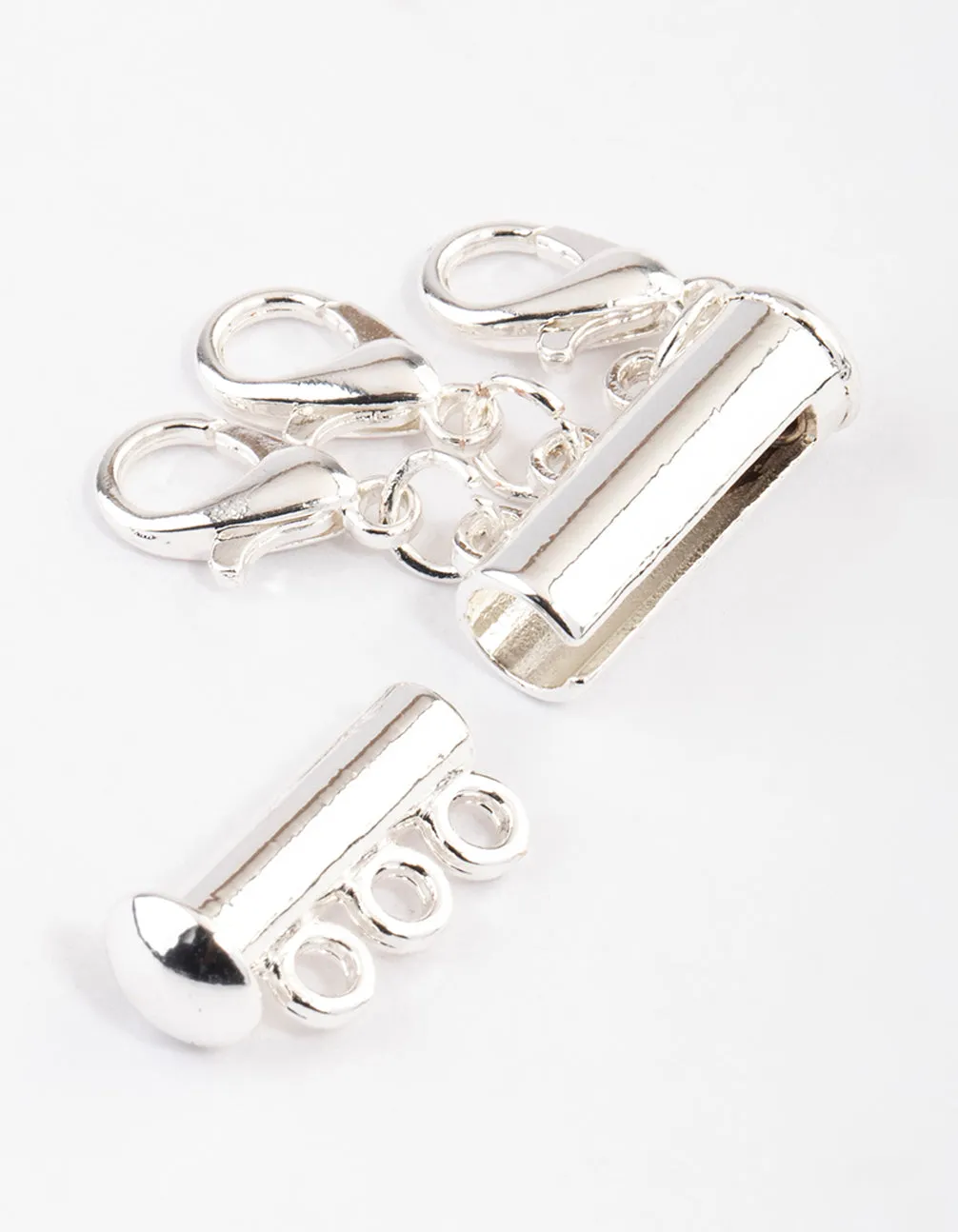 Silver Magnetic Three Necklace Separator