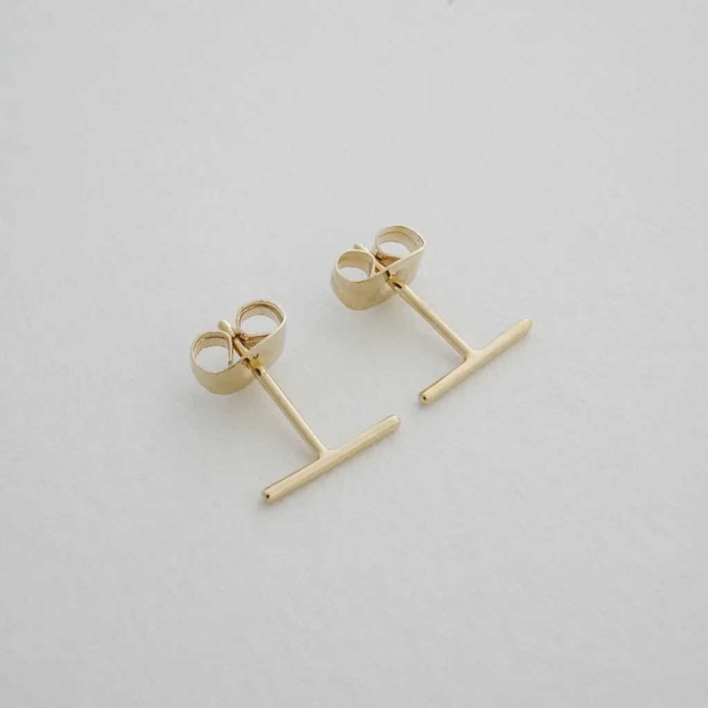 Skinny Midi Bar Earrings