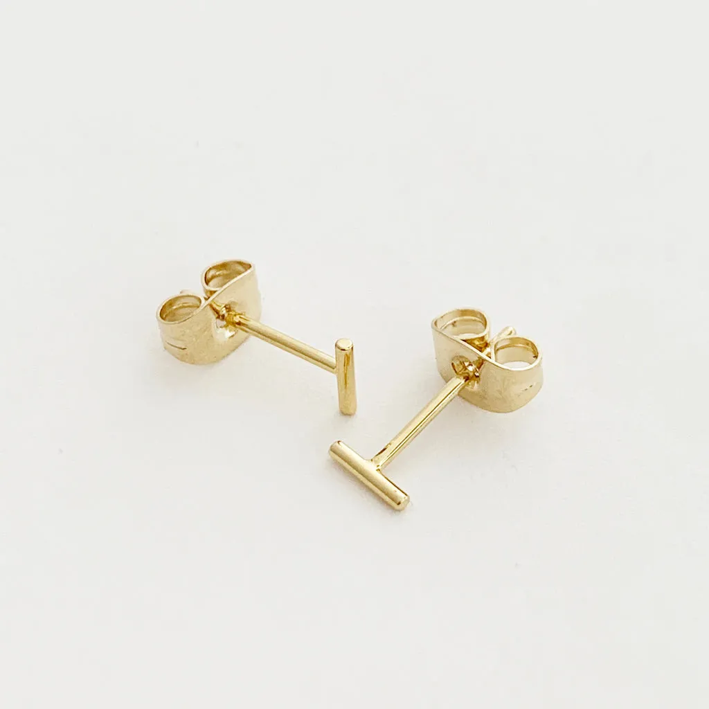 Skinny Midi Bar Earrings