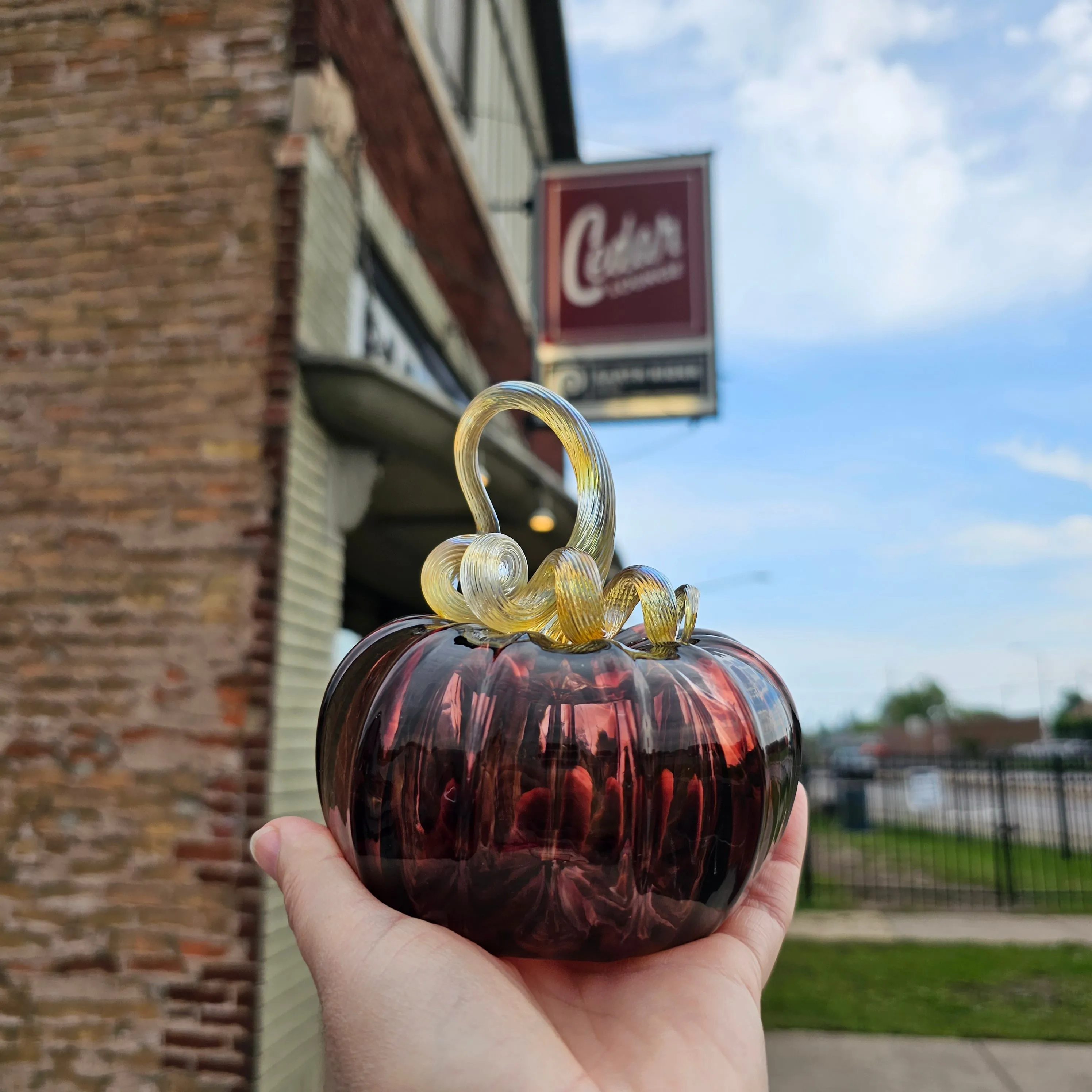 Small Blown Pumpkin