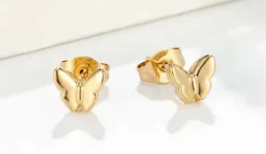 Solid Butterfly Studs