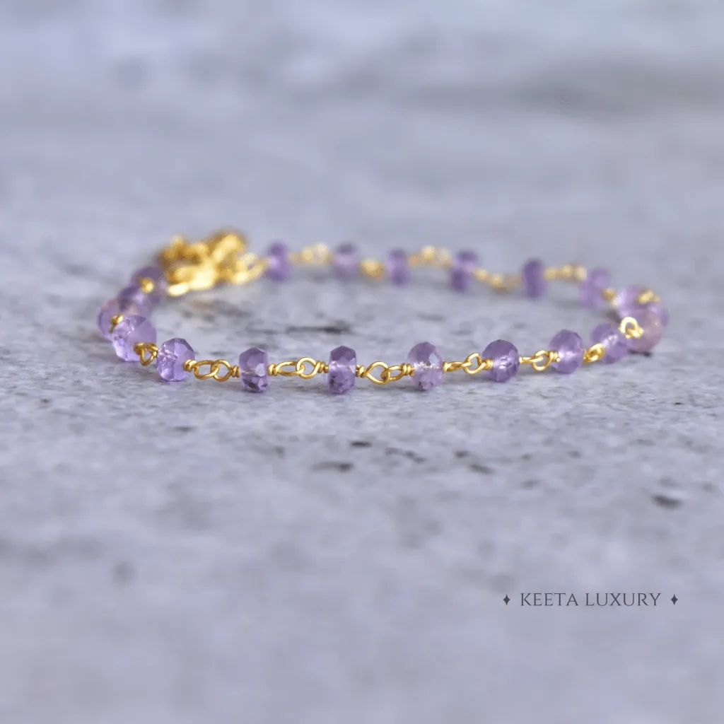 Soothing Dreams  - Amethyst Bracelets