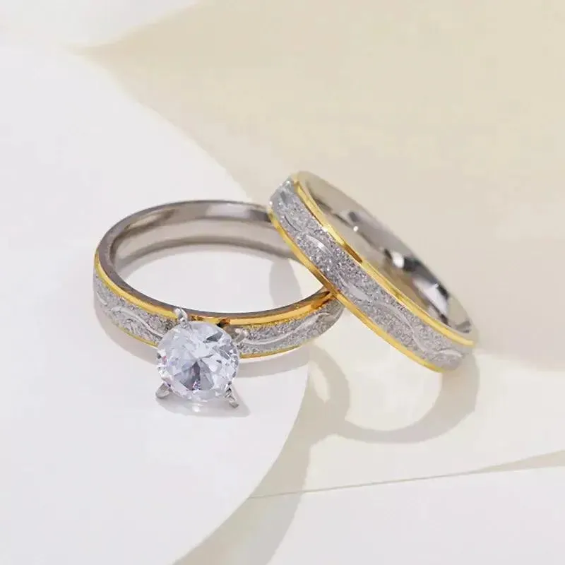 Stainless Steel Rings: Classic Wedding Bands for Engagement