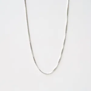 Sterling Silver Box Chain - 30"