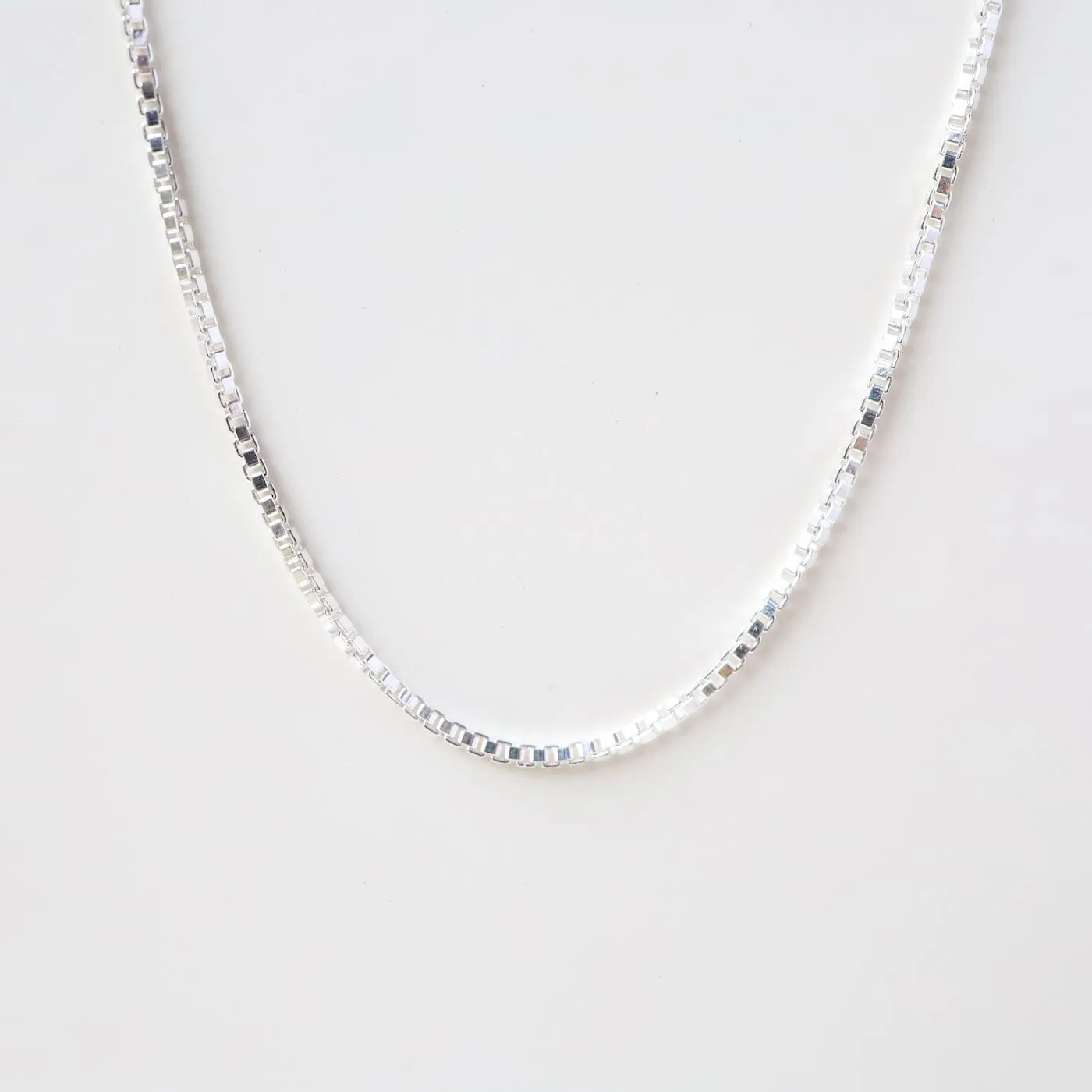 Sterling Silver Box Chain - 30"