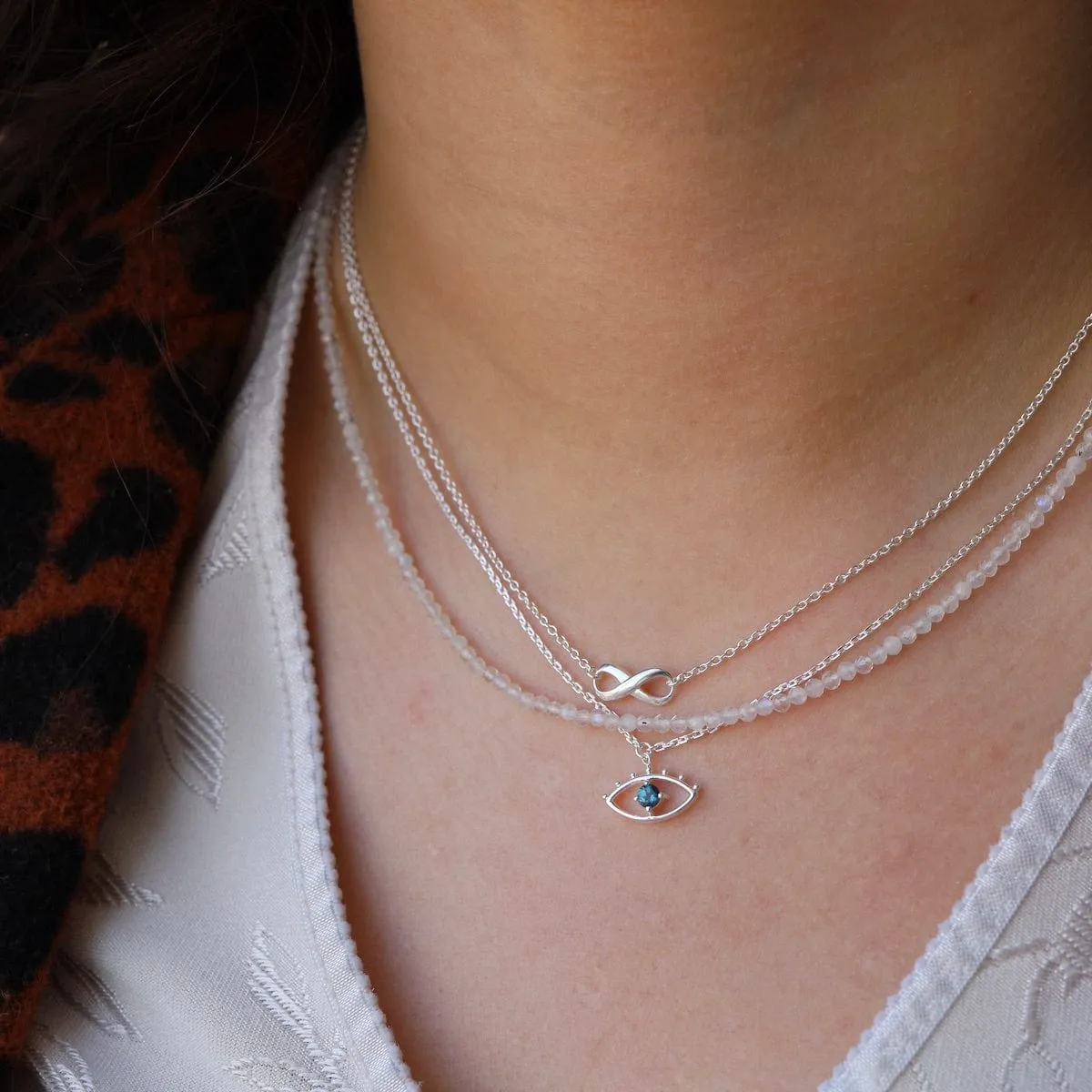 Sterling Silver Infinity Symbol Necklace