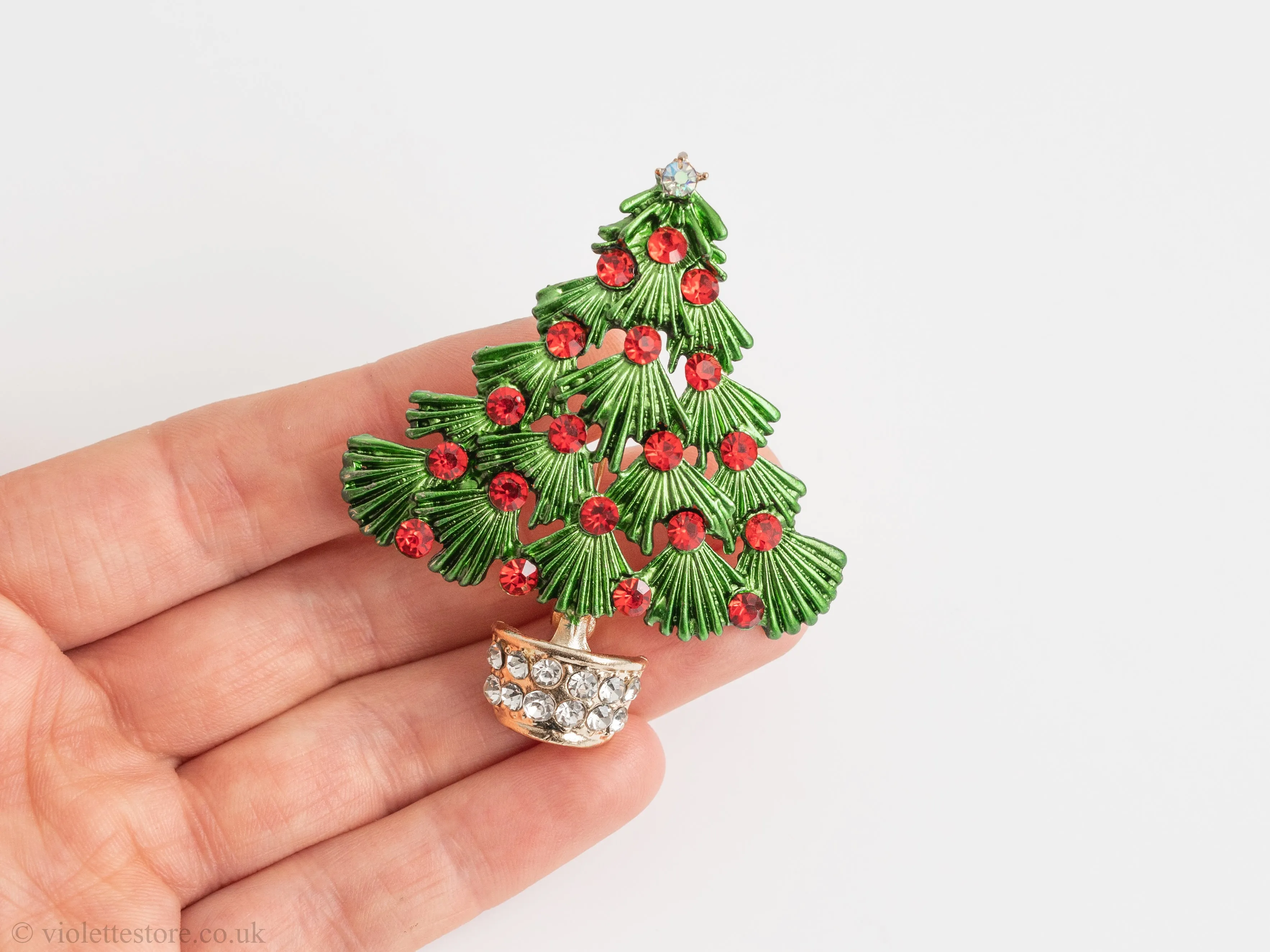 Tree Christmas Brooch 2024